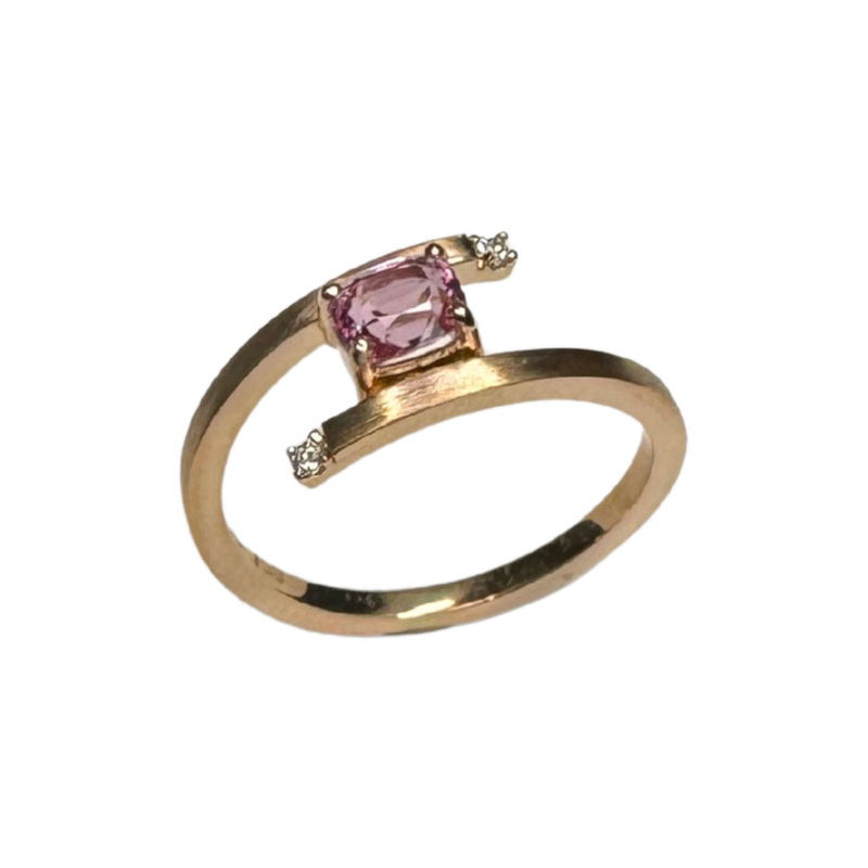 Ring Rotgold 750 Kt 